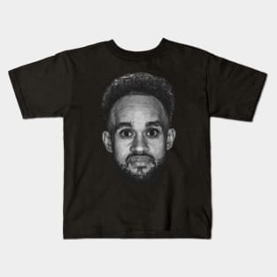 Derrick White Funny Vintage Face Kids T-Shirt